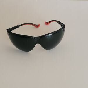Uvex i-3 Tinted Safety Glasses Black Orange Adjustable Sports Wrap Protection